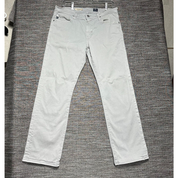 Adriano Goldschmied Jeans Men's Size 33 Gray The Protege Straight Leg - Picture 1 of 16